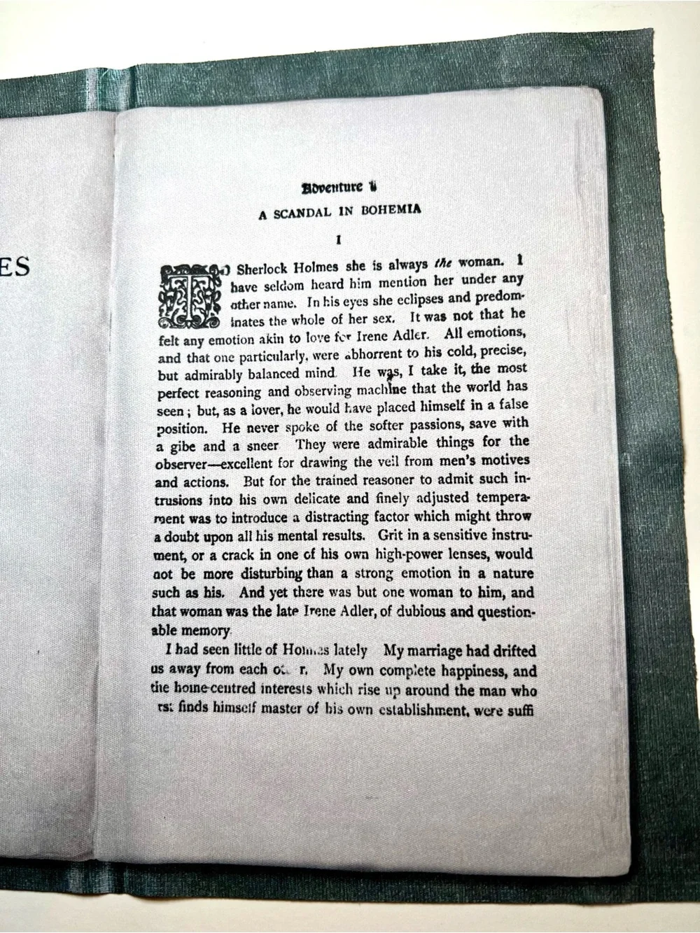 Adventures of Sherlock Holmes Book Shaped Microfiber Eyeglasses Cleaning Cloth